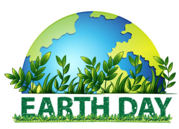 Earth day green background